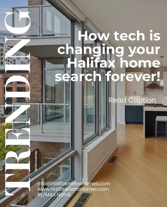 Social media graphic for A Halifax RE/MAX team: Turn market news into a post people actually read